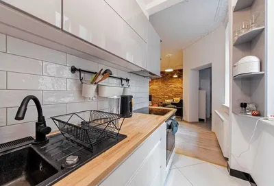 Łazarz, 43 m2, 2 pokoje, duży salon, przestrzeń biurowa, łózko na antresoli - miniatura 3