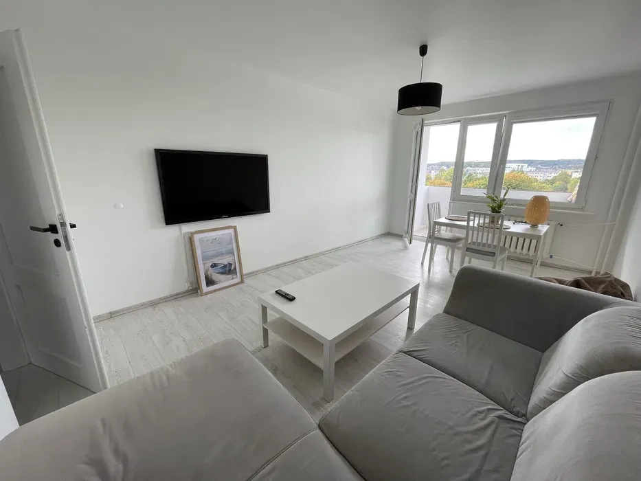 Nowoczesne 2-pokojowe mieszkanie 49 m² z balkonem | Gdańsk Zaspa - 1/8