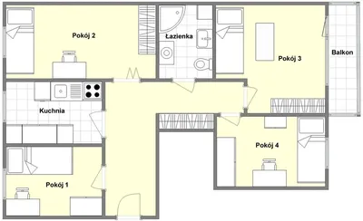 Bezpośrednio, blisko centrum, nieprzechodni, zamykany na klucz - miniatura 2