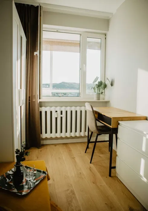 Nowoczesny pokój jednoosobowy na Zaspie, blisko SKM, od października - 1/8