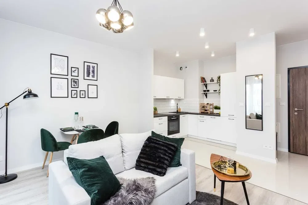 Nowoczesny jasny, apartament 2 pok. - Warszawa, Wola , ul. Sławińska, 5min od Dworca Zach. - 1/8