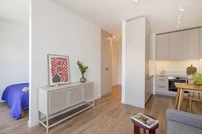 Wynajmę mieszkanie studio: salon z kuchnią + sypialnia Warszawa ul. Wschodu Słońca - miniatura 2