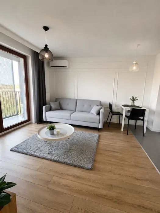 mieszkanie 39m² – Świerczewo, ul. Marcina Kasprzaka | balkon | klimatyzacja | garaż podziemny - 1/8