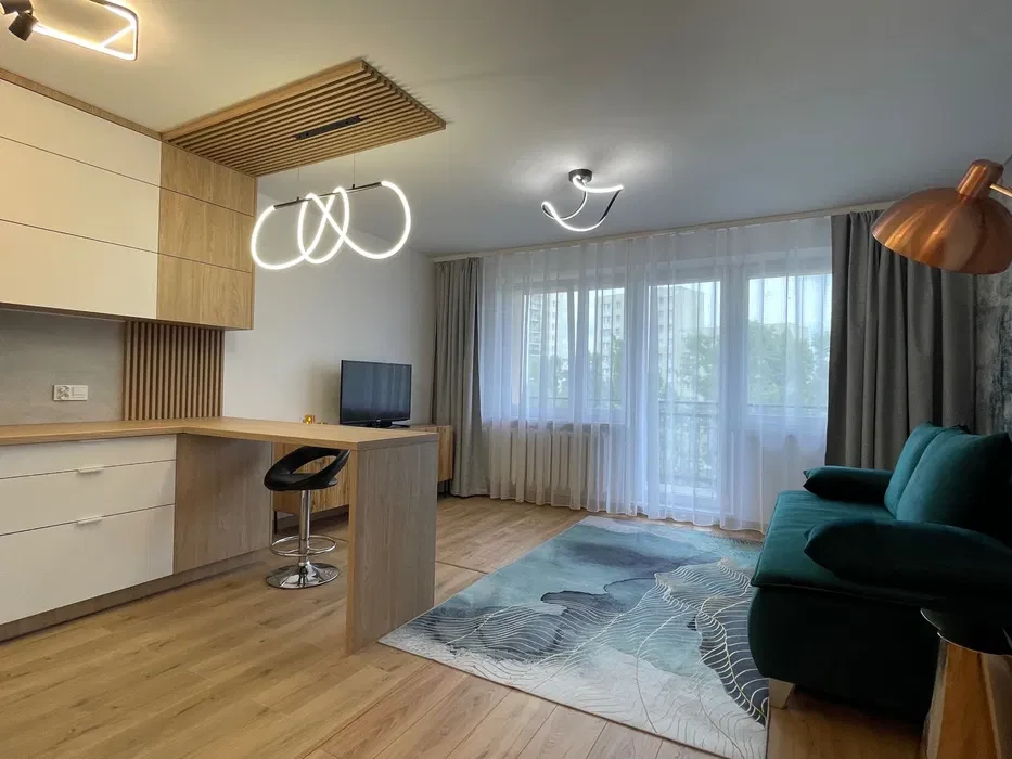 Wynajmę kawalerkę 31 m², po remoncie, balkon, winda, przy Metrze Stokłosy, ul. Herbsta 4 Warszawa, okazja, bezpośrednio, 3000 zł + czynsz - 1/8