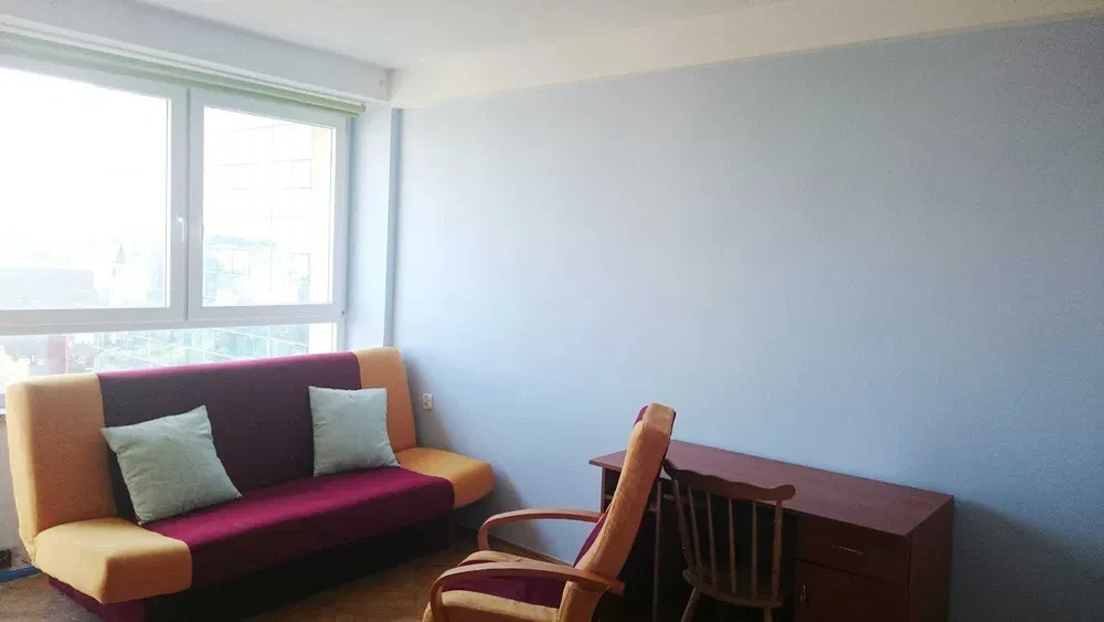 ok.20m Słoneczny pokój na samym PL.Grunwaldzkim z balkonem, od podwórka - 1/8