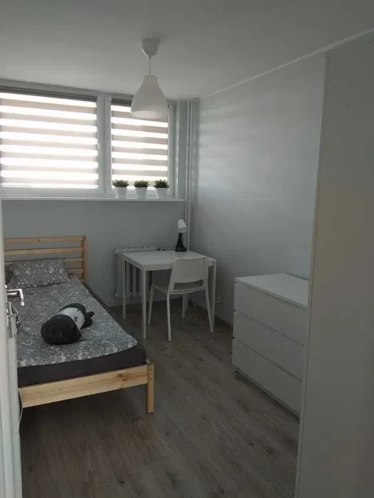 Jednoosobowy pokój w mieszkaniu studenckim, wliczone opłaty - 1/7