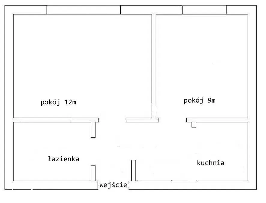 Małe, ciche, ciepłe, dla 2 osób mieszkanie 2 pokoje do wynajęcia - 1/8