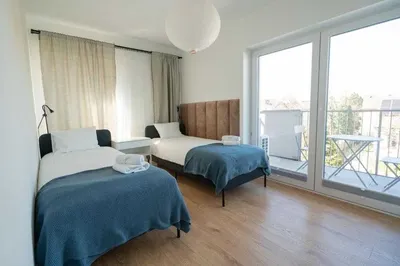 Kraków NOWE mieszkanie (50 m²), 3 pokoje (2 sypialnie +salon z aneksem), klimatyzacja, dojazd do centrum, PĘTLA AZORY (obok), PĘTLA BRONOWICE (blisko) - miniatura 5