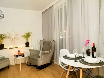 Nowoczesny nowy apartament z balkonem, garażem, super lokalizacja! - miniatura 2