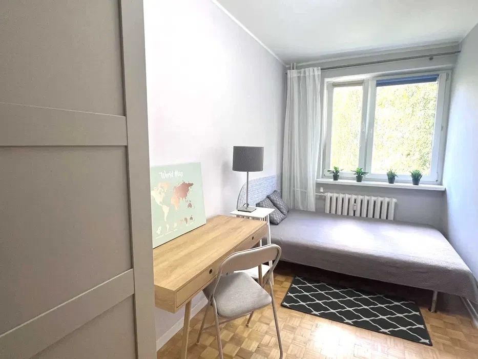 Pokój dla dziewczyny | Ursynów Metro Natolin SGGW SGH - wolne od zaraz są dwa pokoje w 3 pok. mieszkaniu !! - 1/8