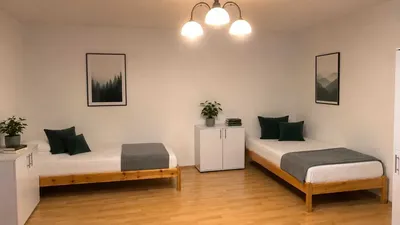 Bardzo duży dwuosobowy jednoosobowy pokój 25m2 z balkonem do wynajęcia Katowice ul Fliegera blisko AWF ASP dla studentów studenci wynajem - miniatura 2