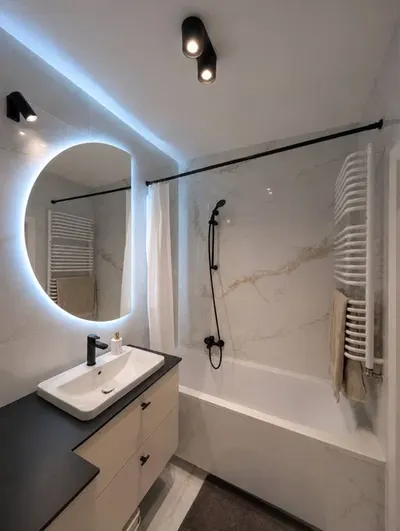 Świeżo wykończone mieszkanie w nowym bloku 2 sypialnie – 3 pokoje, balkon - miniatura 4