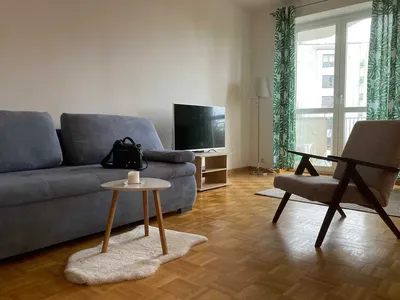 mieszkanie Mokotów 62m(3pokoje+balkon+parking),metro/tramwaj, tereny zielone. - miniatura 2