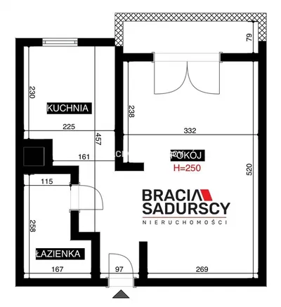 Studio z oddzielną kuchnią / UJ / Korpo / MPK - miniatura 3