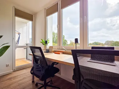 Nowy, świeżo wyremontowany POKÓJ DLA 2 OSÓB z balkonem | WYSOKI STANDARD | Saska Kępa - miniatura 4