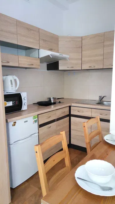 Kawalerka z dużym balkonem i widokiem na drzewa w centrum - miniatura 4
