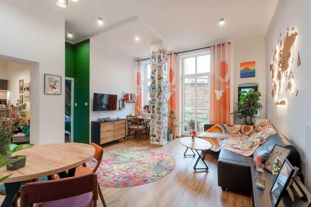Jasne, przestronne 52 m² z balkonem – stylowe mieszkanie przy Placu Miarki - 1/8
