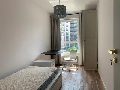 Nowe oddzielne, nieprzechodnie pokoje, duży balkon, szybki dojazd do centrum Warszawy Metro 2026 - miniatura 3