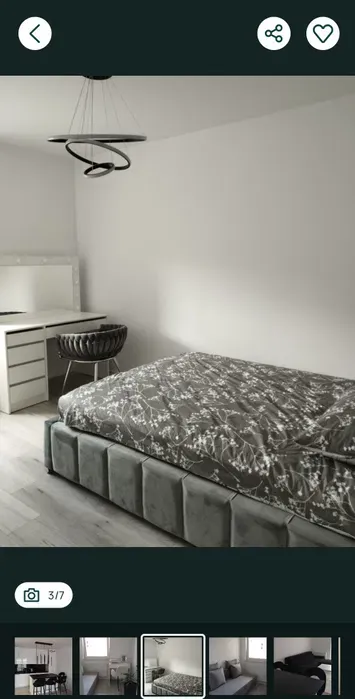 Mieszkanie do wynajęcia 2 pokoje+salon z aneksem kuchennym Piaski Nowe ul. Szpakowa - miniatura 3