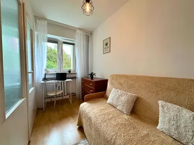 Cichy Żoliborz | 2 pokoje | Salon + sypialnia z miejscem do pracy | Dużo zieleni - miniatura 4