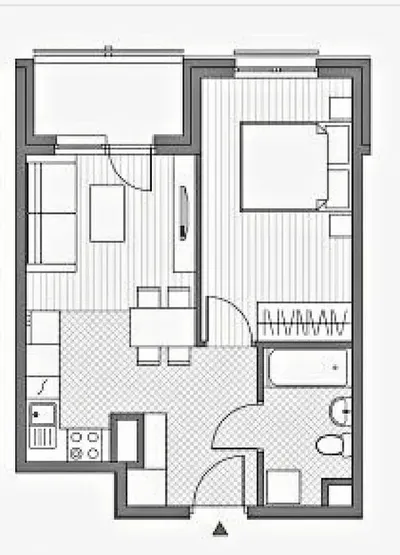 2 pokoje nowoczesne z balkonem/ul. Maiera/al.29 Listopada - miniatura 2