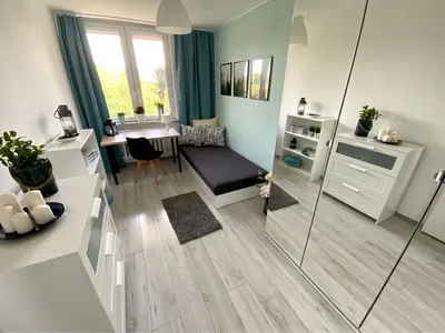 Duży pokój 1 osobowy 12 m2 przy Parku Bródnowskim | 5 minut pieszo od M2 | Metro Kondratowicza | DOSTĘPNE OD ZARAZ | Suwalska 32