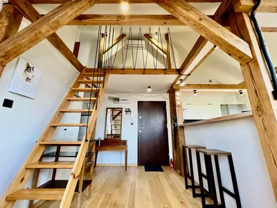 GRUNWALD - ŁAZARZ | stylowe dwupokojowe mieszkanie na poddaszu | 75 m2 po podłodze | ANTRESOLA - miniatura 2