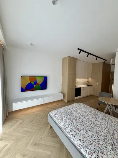 Nowe studio do wynajęcia Zabrska 15 centrum Katowic balkon garaż klima - miniatura 4