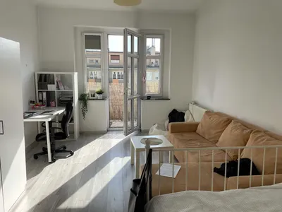 Duży, nowoczesny pokój 1-osobowy z balkonem w super lokalizacji - miniatura 5