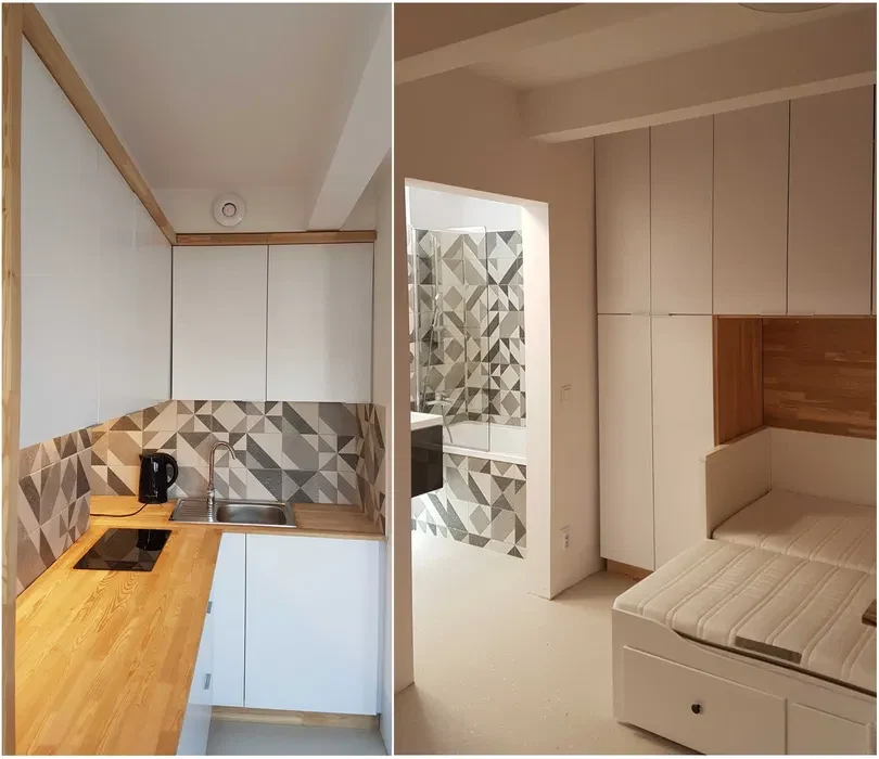 Kawalerka w modernistycznej kamienicy, nieopodal pasażu Schillera - 1/8