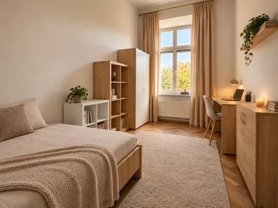 Przytulny Pokój w Sercu Miasta / TEATR BAGATELA / OD ZARAZ