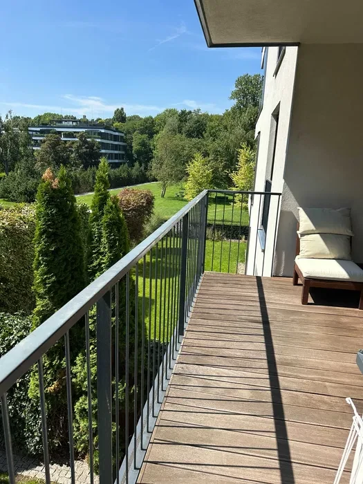 Mokotów, Biały Kamień apartament z widokiem na park - 1/8