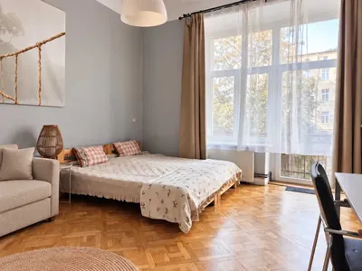 Duży 25m2 pokój z balkonem Politechnika Uniwersytet opłaty w cenie - miniatura 2