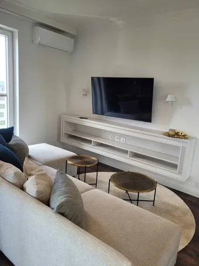 Sokolska Tower ekskluzywny apartament 72m 2 miejsca postojowe klimatyzacja taras nowoczesny projekt wnętrz - miniatura 2