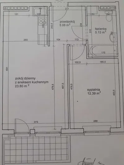 Dwupokojowe mieszkanie 46 m2 do wynajmu, Ursus - miniatura 5