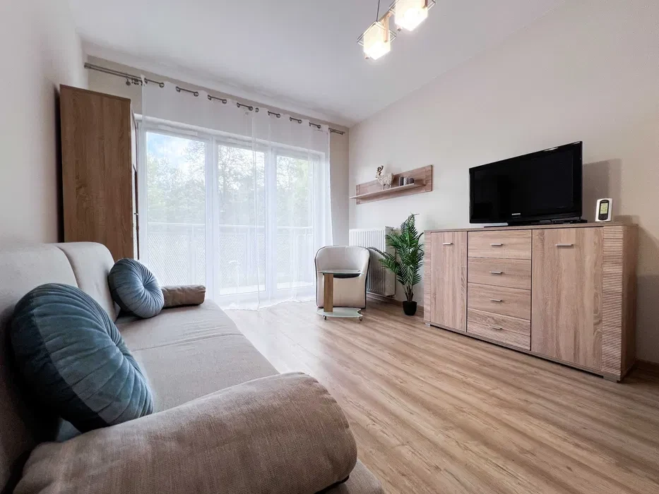 Łódź, Narutowicza | 45,79 m² | 2 pokoje | Balkon - 1/8
