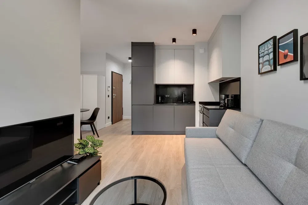 Nowoczesne Studio w pełni wyposażone w centrum | 31 m² | Gdańsk | Dostępne od 1 października - 1/8