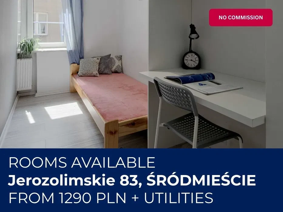 5 wolnych pokoi | Jerozolimskie 83, Śródmieście | od 1290 zł | M-173 - 1/8