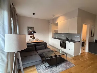 2 pokoje, 40 m², loggia, widne, wysokość 2,90 m | Grodzieńska 19, blisko metra Szwedzka, nowoczesne budownictwo - miniatura 3