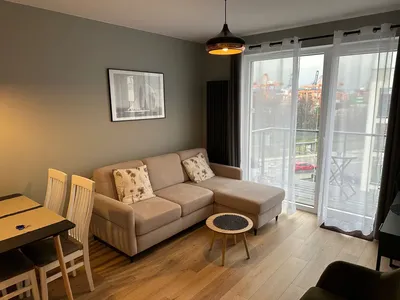 Apartament z widokiem na morze, Nadmorskie Tarasy, klimatyzacja, parking, komórka, internet - miniatura 2