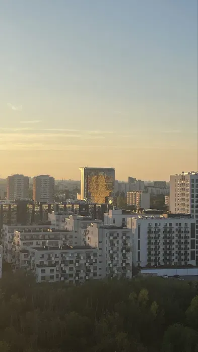 Apartament 2 pokojowy z aneksem Widok na Panoramę Warszawa 44 m Ostrobramska
