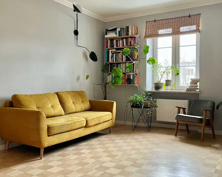 Wynajmę dwupokojowe umeblowane mieszkanie z osobną widną kuchnią, toaletą i łazienką (55m2) na Pradze Południe (Kamionek-Grochów) - 1/8