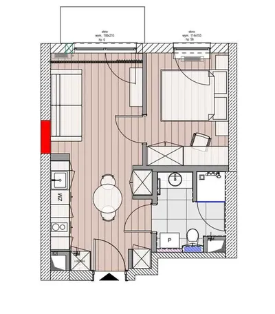 2 POKOJE | 33 M² | BALKON | Miasteczko Wilanów - miniatura 5