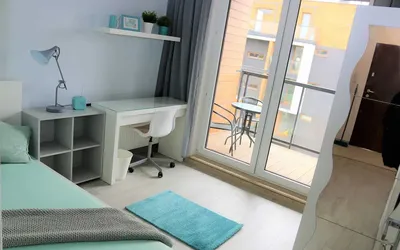 Pokój dla studentki | Bagry Park | prywatny balkon | blisko tramwaju