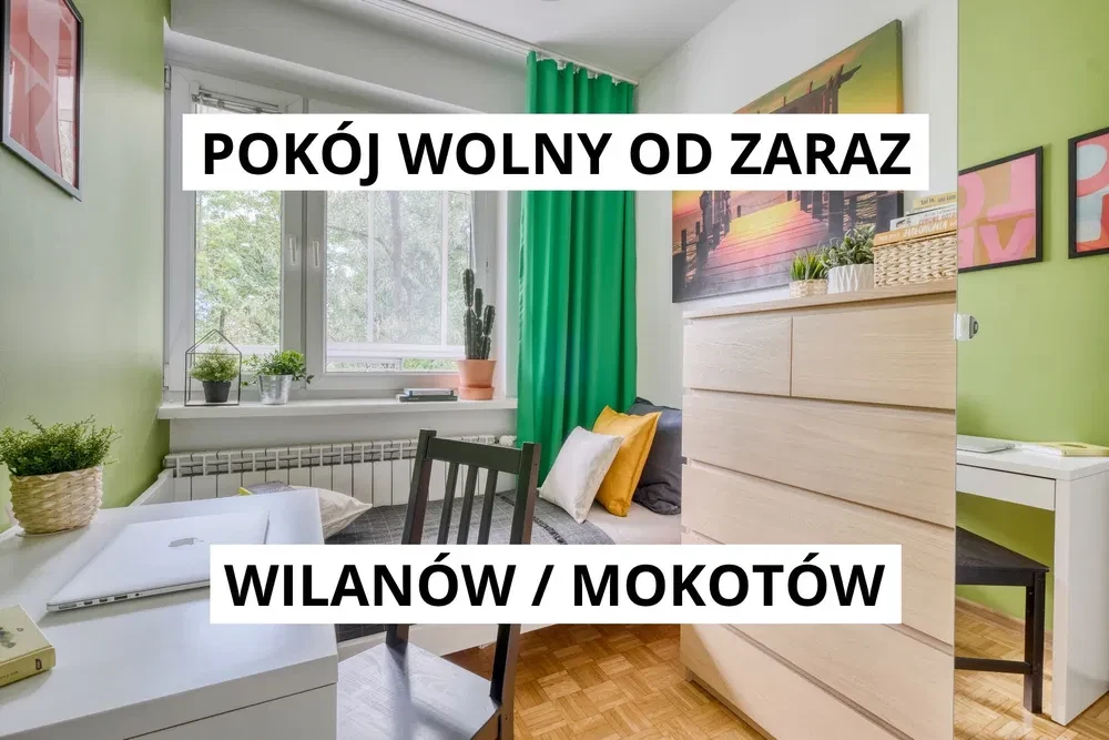Wolny pokój / WILANÓW / MOKOTÓW / szybki dojazd tramwajem do METRO POLITECHNIKA / SGH WUMED Bobrowiecka / 3 ŁAZIENKI / SERWIS SPRZĄTAJĄCY 2x miesiąc - 1/8