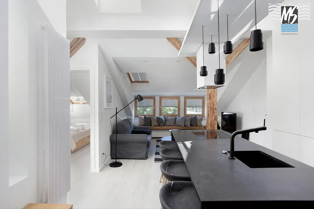 Apartament Loft w samym Centrum, wysoki standard, klimatyzacja, NAJEM DO 15.06.2027 - 1/8