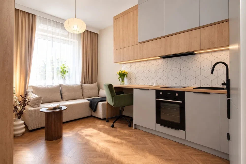 NOWA KAWALERKA 19 m² | wysoki standard: klimatyzacja, parking | BEZ CZYNSZU ADMINISTRACYJNEGO - 1/8