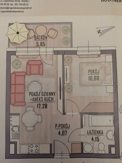 Mieszkanie do wynajęcia 2-pokojowe ul. Jana Pawła II