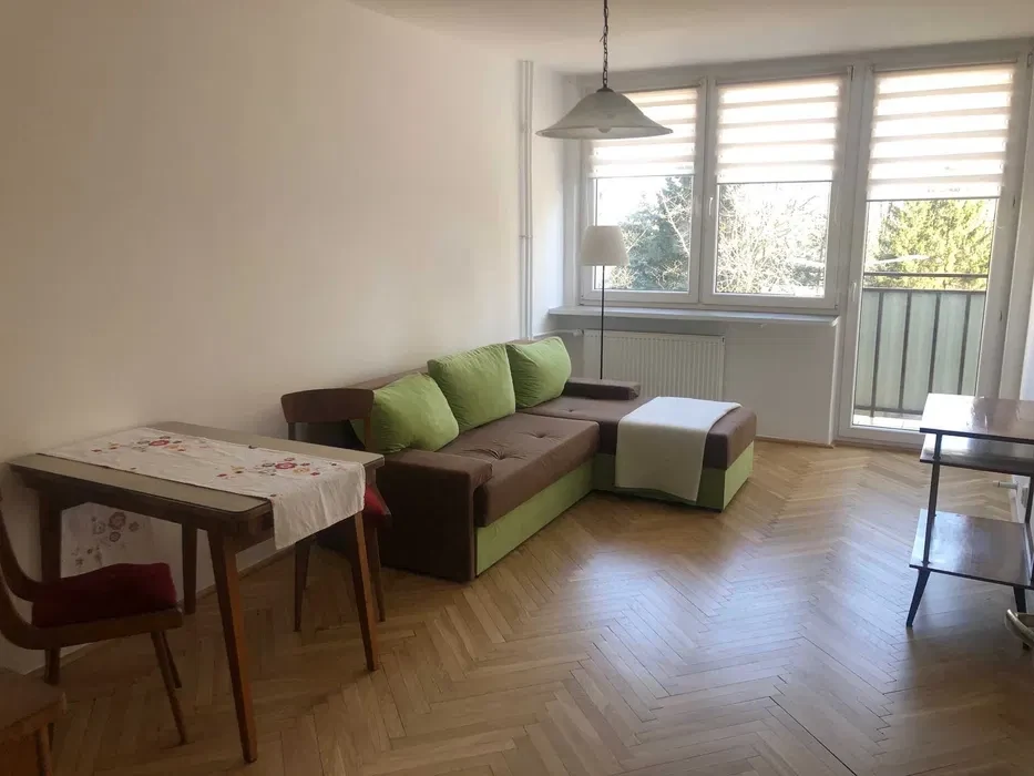 Mieszkanie Saska Kępa 2 pokoje 38 m2; od zaraz; cena z czynszem; najem okazjonalny - 1/5
