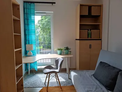 Skrzyżowanie Marszałków umeblowany apartament 53 m salon z kuchnią , dwa pokoje, garaż - miniatura 3